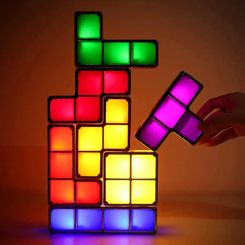 Tetris Puzzle Lamp