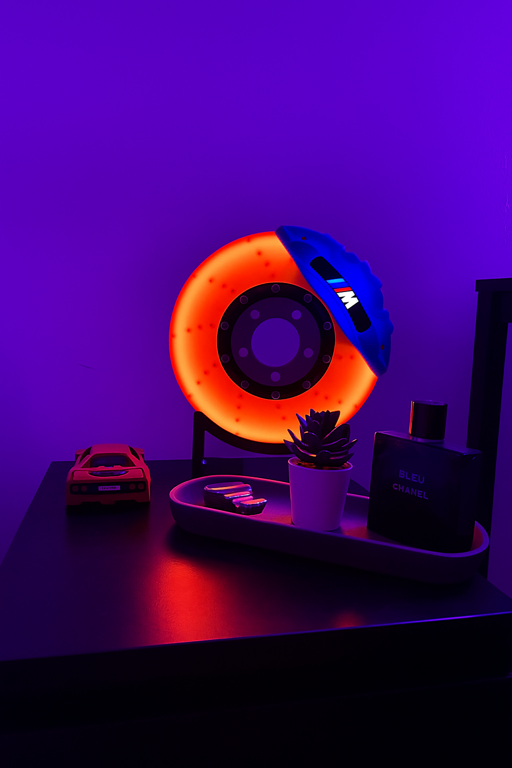 Car brake disc lamp