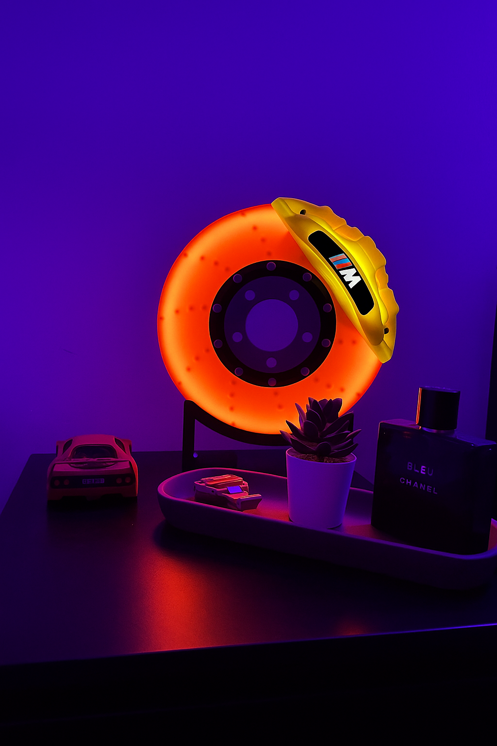 Car brake disc lamp
