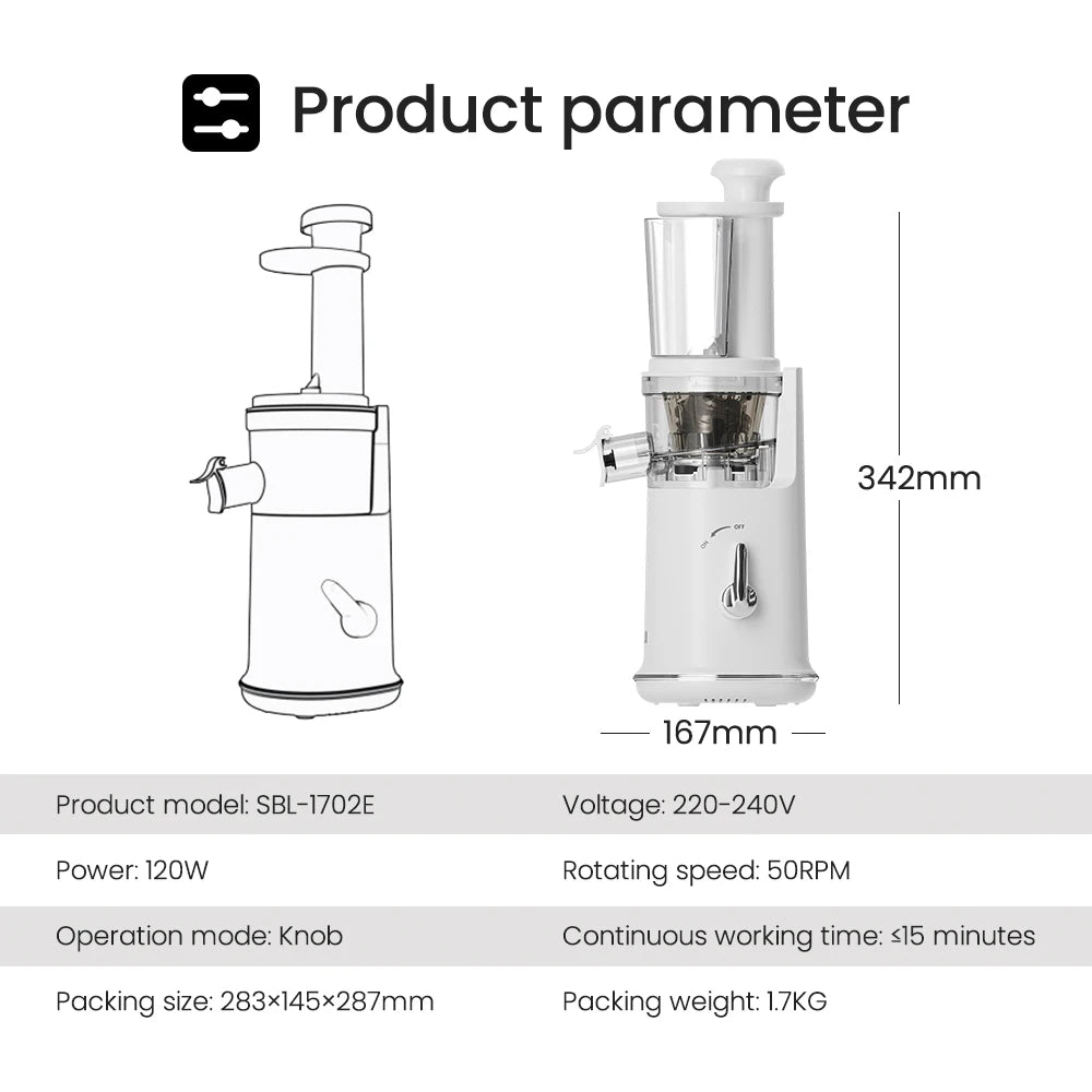 Mini Portable Ice-cream maker & Juicer