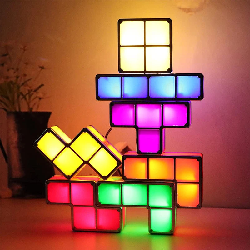 Tetris Puzzle Lamp