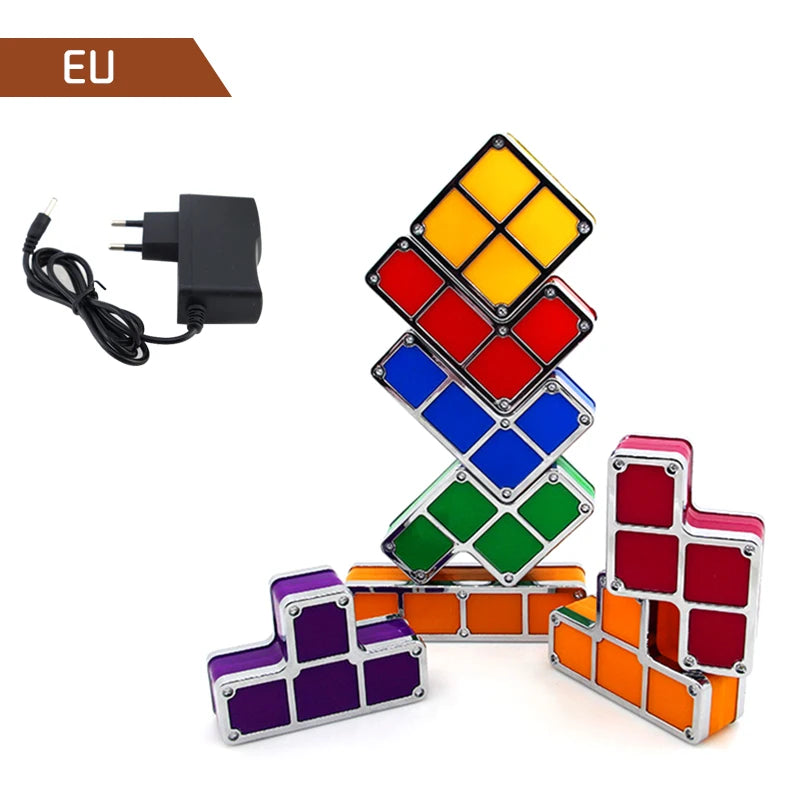 Tetris Puzzle Lamp