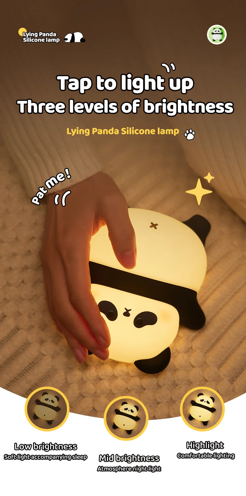 Cute Panda Lamp