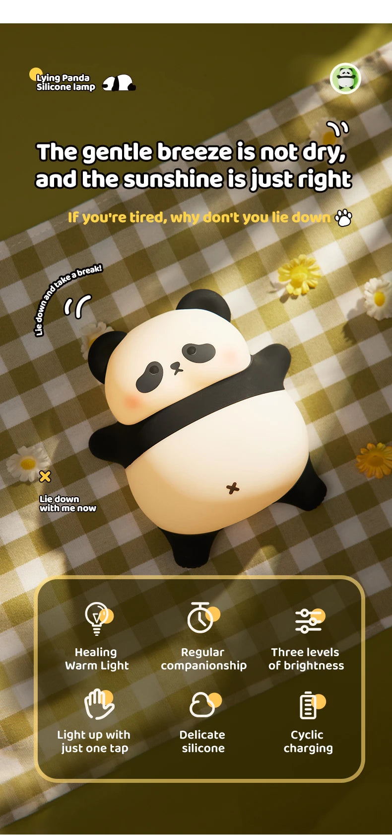 Cute Panda Lamp
